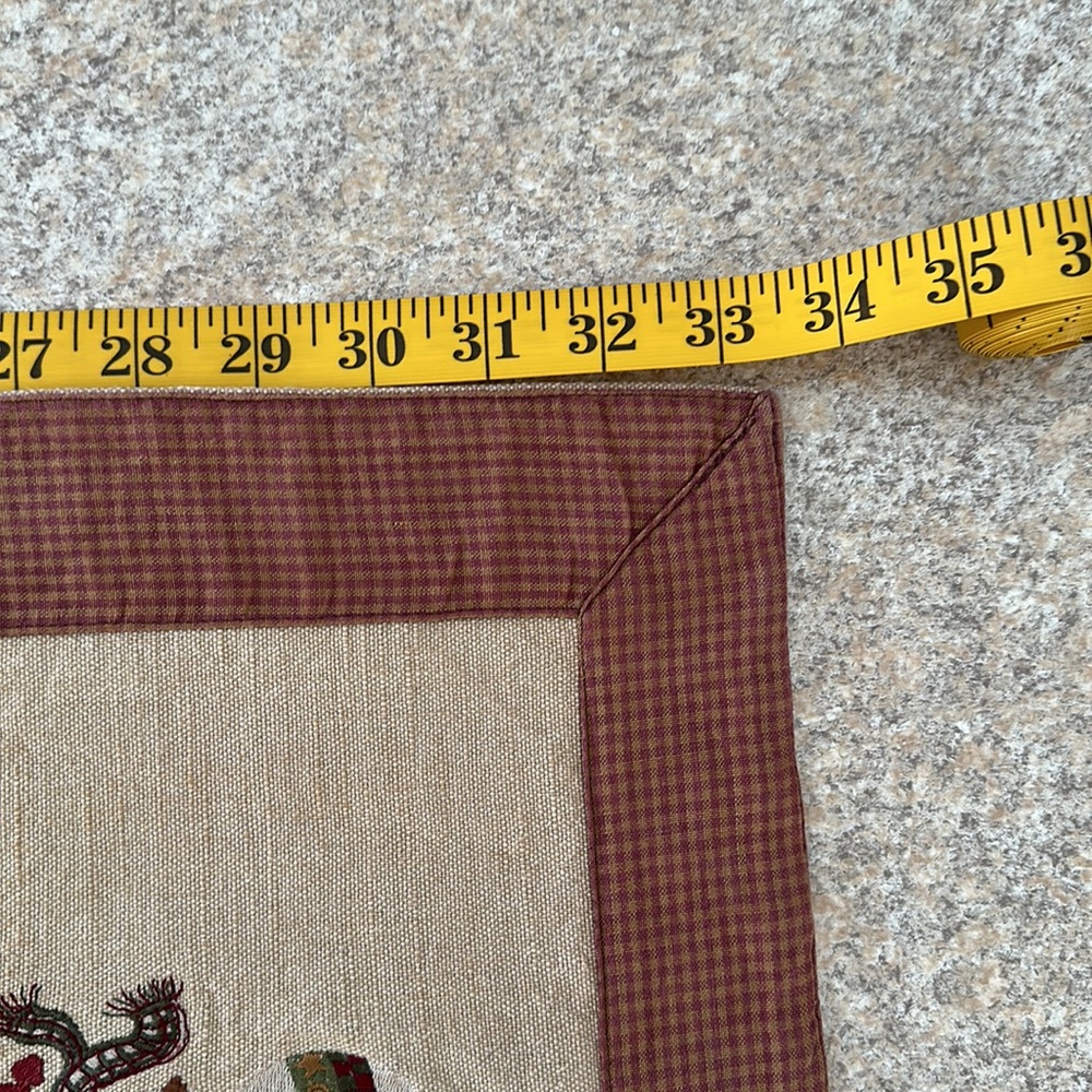 33 Inch Snowman Table Runner - Picture 3 of 10